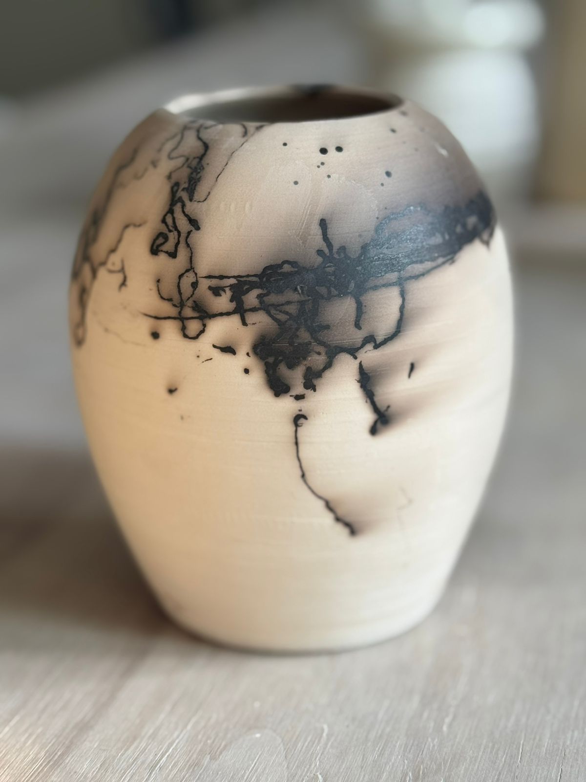 Horse hair Raku and Sugar III